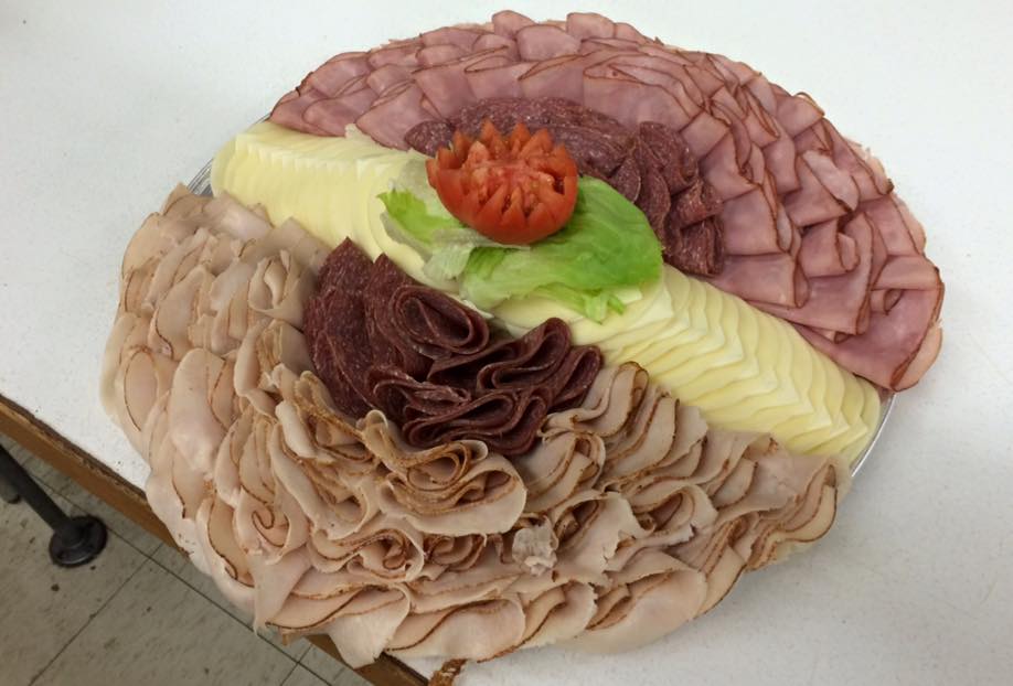 Meat and cheese platter